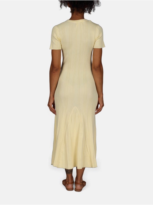 Vestido de gola redonda - Kiabi