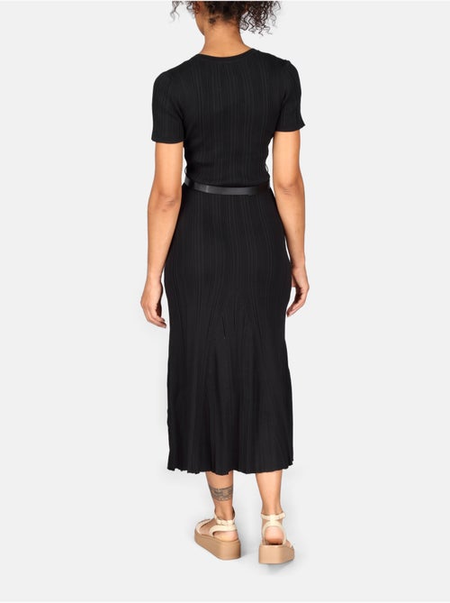 Vestido de gola redonda - Kiabi