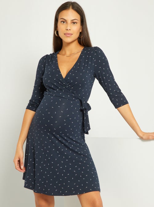 Vestido de grávida às bolinhas - Kiabi