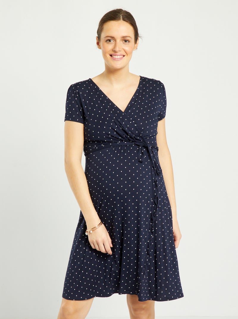 Vestido de grávida AZUL - Kiabi