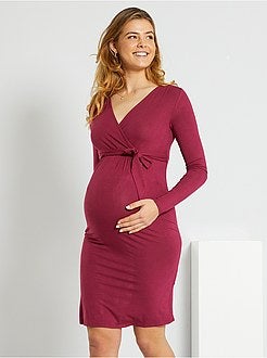 Vestido de grávida curto e justo - Kiabi