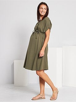 Futura mamã - Vestido de grávida de conceção ecológica - Kiabi