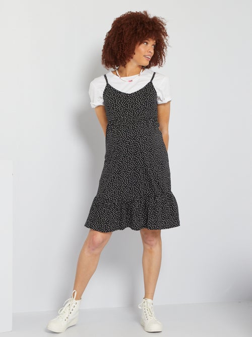 Vestido de grávida de puro algodão - Kiabi