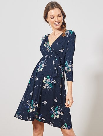 Vestido de grávida forma trapézio - Kiabi