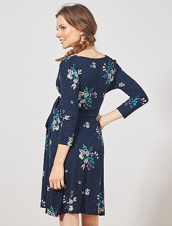 Vestido de grávida forma trapézio - Kiabi