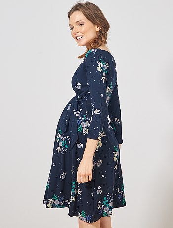 Vestido de grávida forma trapézio - Kiabi