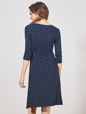 Vestido de grávida forma trapézio - Kiabi