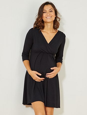 Vestido de grávida forma trapézio - Kiabi