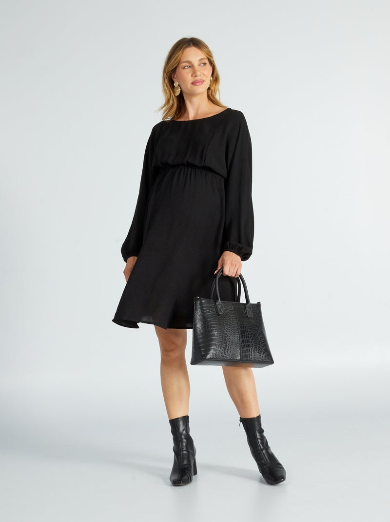 Vestido de grávida Preto - Kiabi