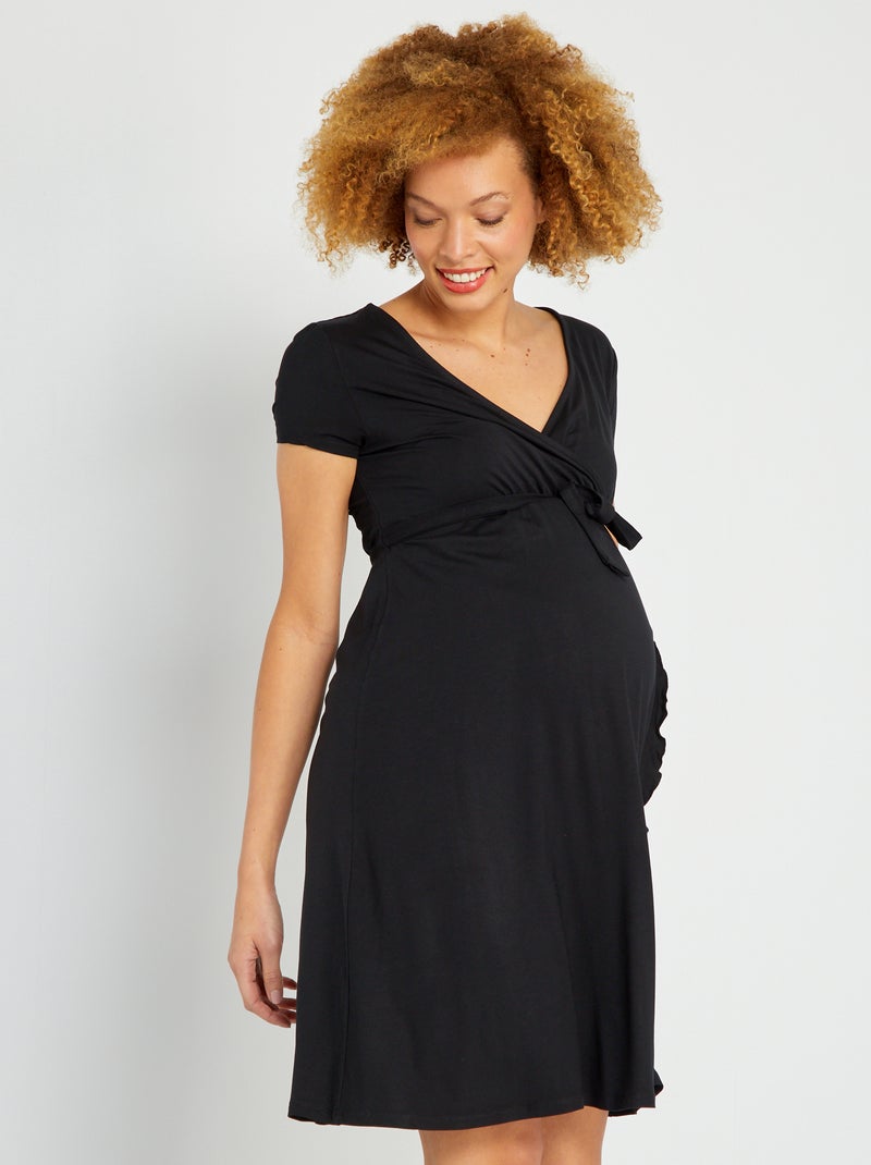Vestido de grávida Preto - Kiabi