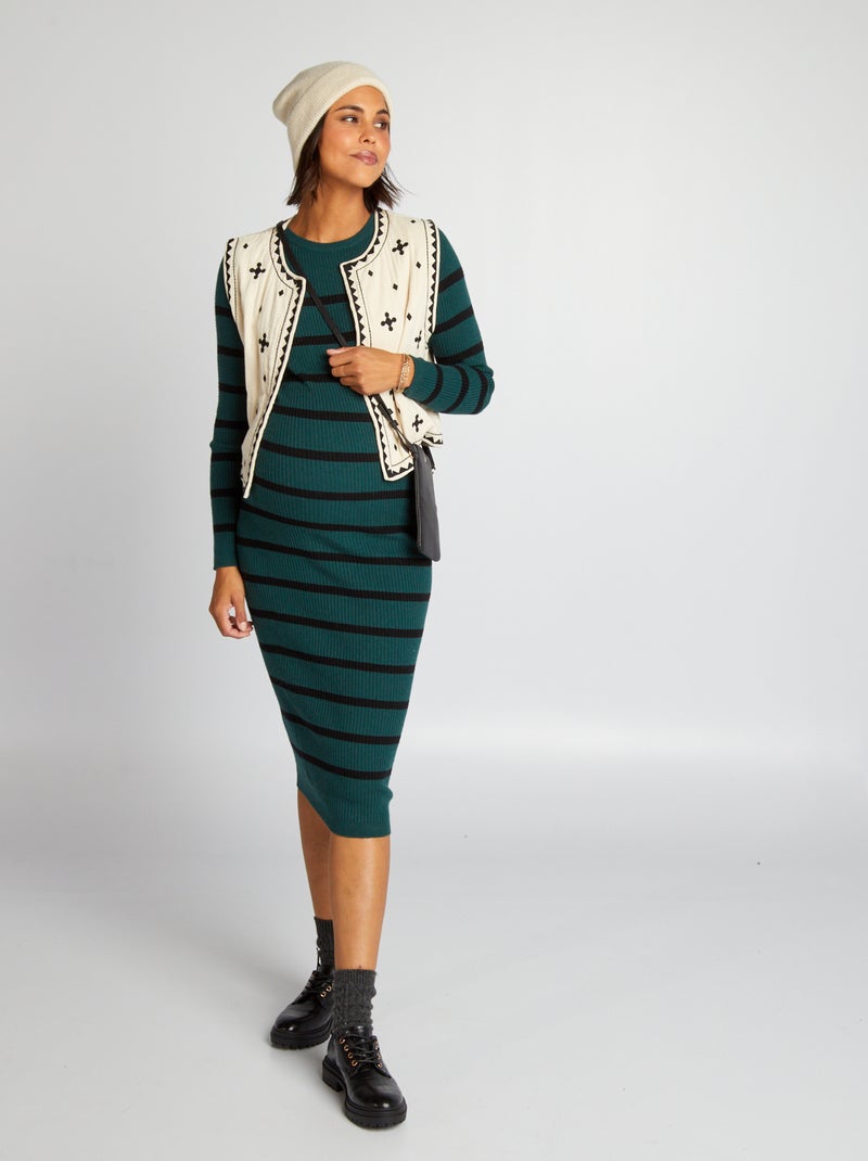 Vestido de grávida VERDE - Kiabi