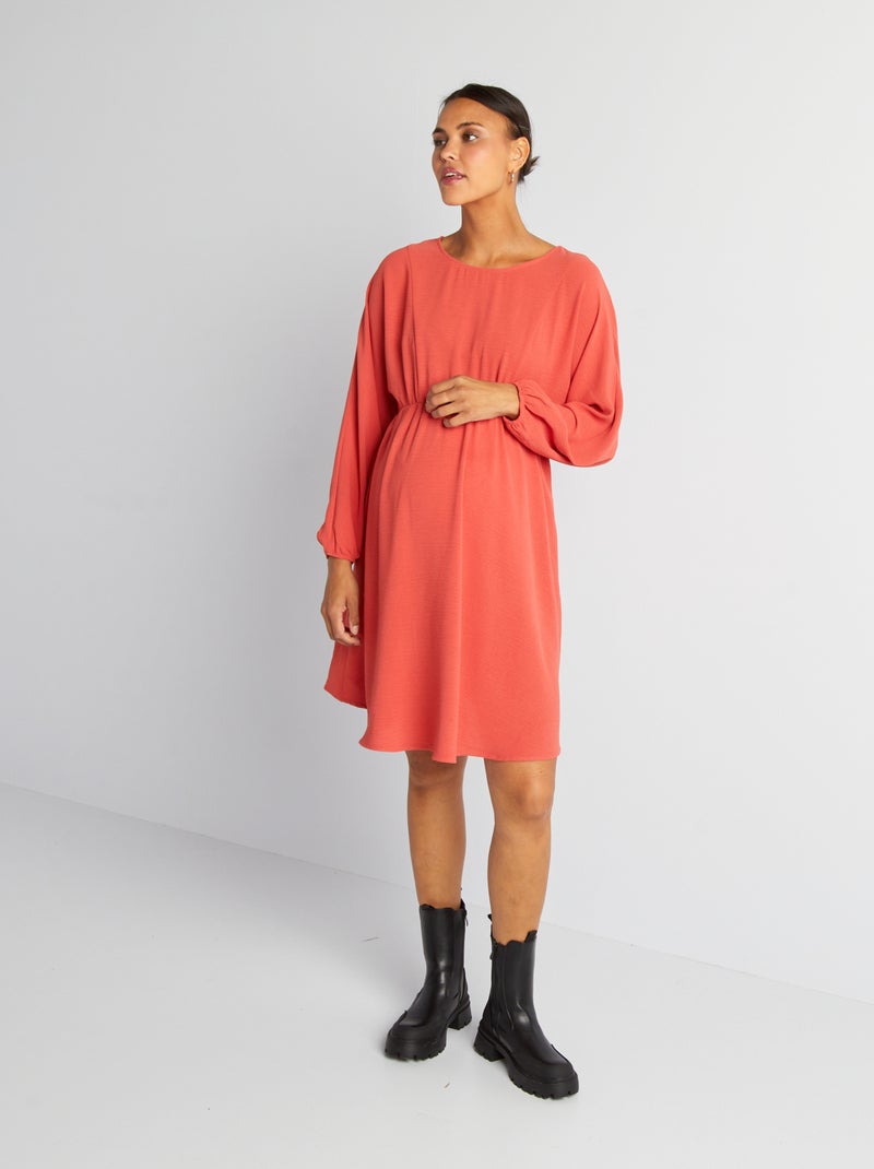 Vestido de grávida VERMELHO - Kiabi