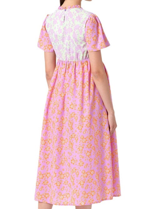 Vestido de Gravidez Mamalicious Dante Rosa/Verde para Mulher - Kiabi Vestido de Gravidez Mamalicious Dante Rosa/Verde para Mulher - Kiabi