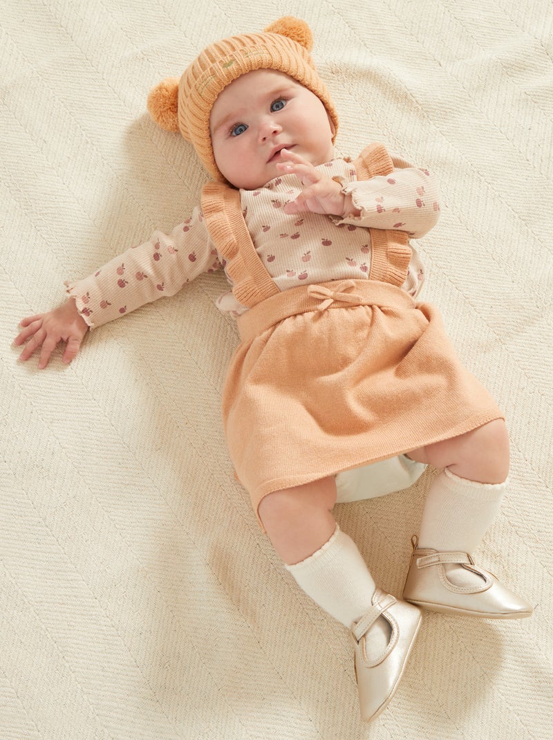 Vestido de malha BEGE - Kiabi