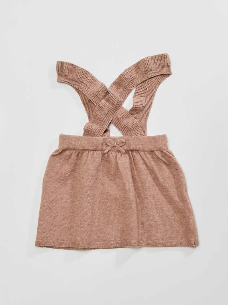 Vestido de malha CASTANHO - Kiabi