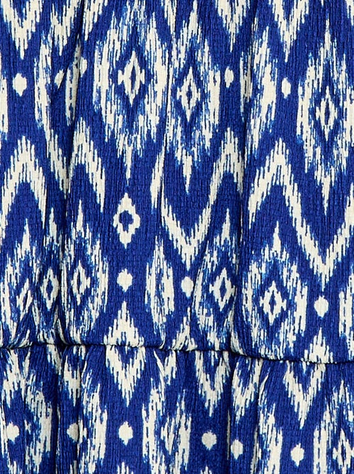 Vestido de malha com detalhes vazados nas laterais - Kiabi