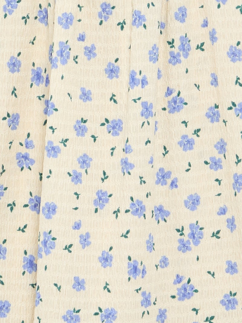 Vestido de malha crepe Bege - Kiabi