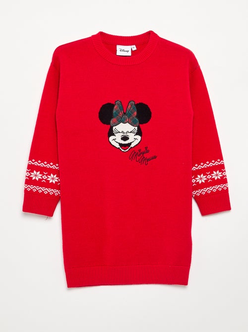 Vestido de malha de Natal \'Disney\' \'Minnie\' \'Natal\' - Kiabi