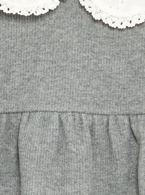 Vestido de malha e de manga comprida - Kiabi