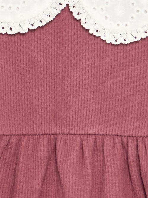 Vestido de malha e de manga comprida - Kiabi