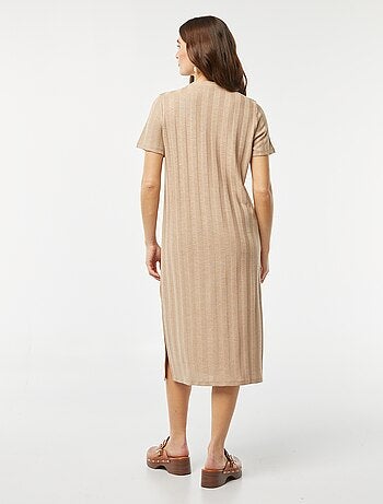 Vestido de malha fina