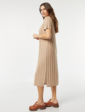 Vestido de malha fina