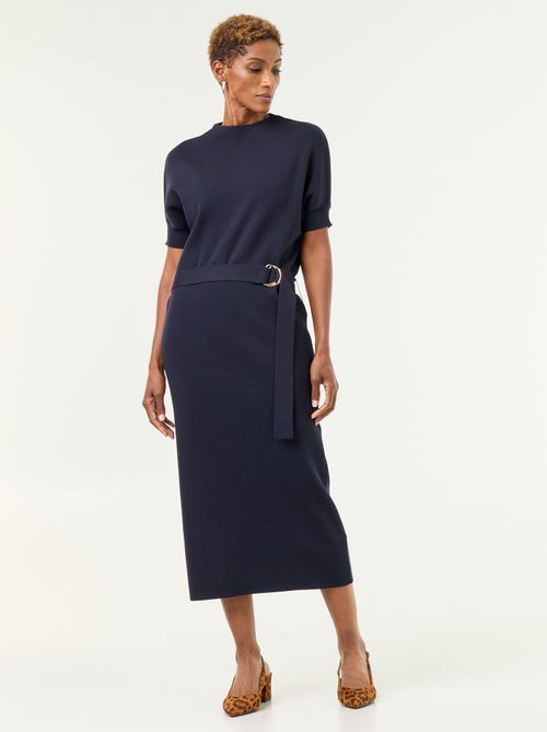 Vestido de malha pesada - Kiabi