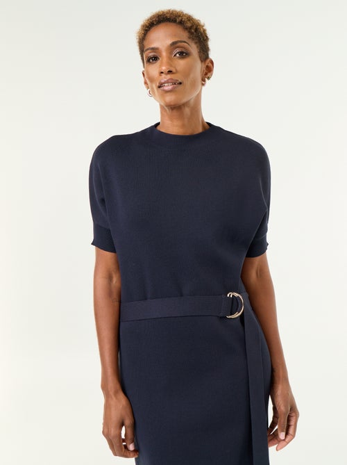 Vestido de malha pesada - Kiabi