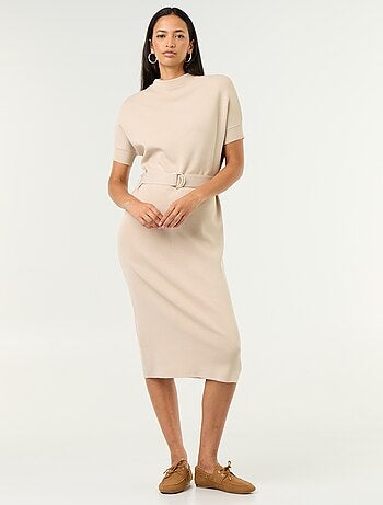 Vestido de malha pesada