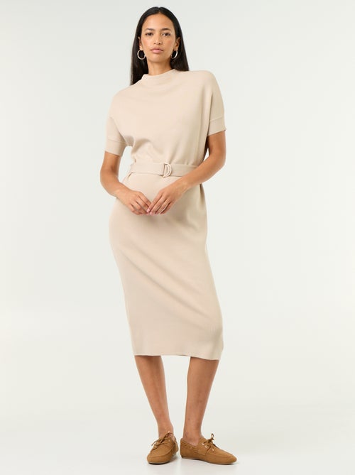 Vestido de malha pesada - Kiabi