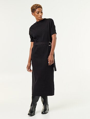 Vestido de malha pesada