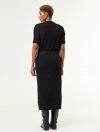 Vestido de malha pesada