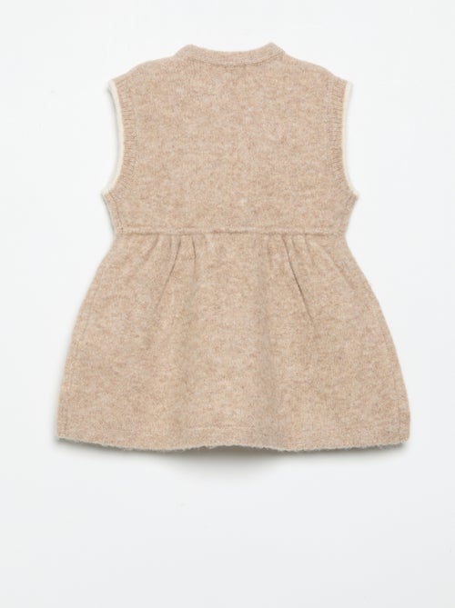 Vestido de malha sem mangas - Kiabi