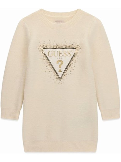 Vestido de manga comprida - guess kids - Kiabi