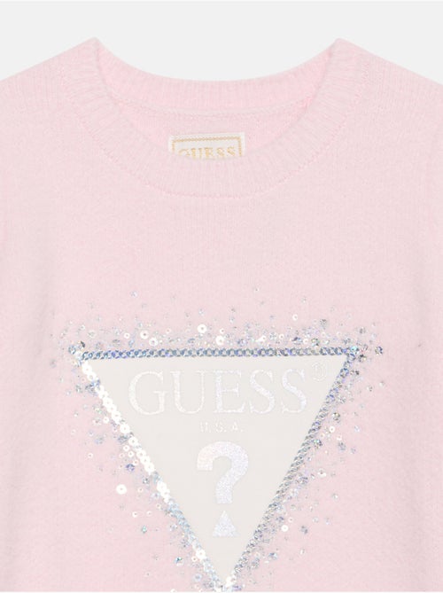 Vestido de manga comprida - guess kids - Kiabi