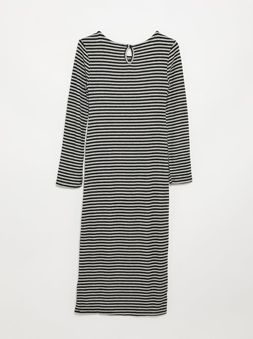 Vestido de manga comprida - Kiabi