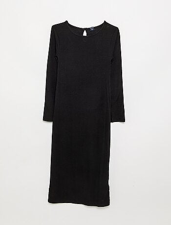 Vestido de manga comprida