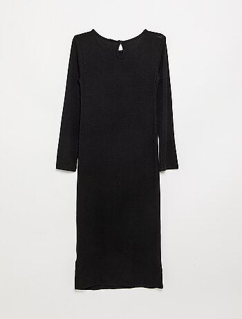 Vestido de manga comprida