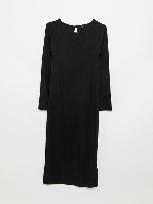 Vestido de manga comprida - Kiabi