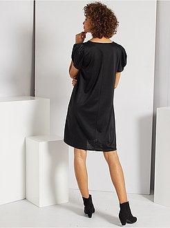 Vestido de manga curta - Kiabi