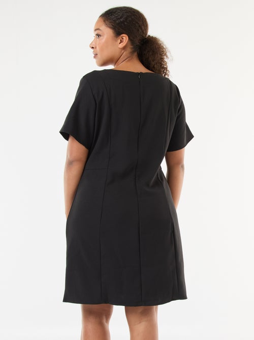 Vestido de manga curta 'Vero Moda' liso - Kiabi