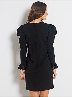 Vestido de manga larga - Kiabi