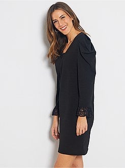 Vestido de manga larga - Kiabi