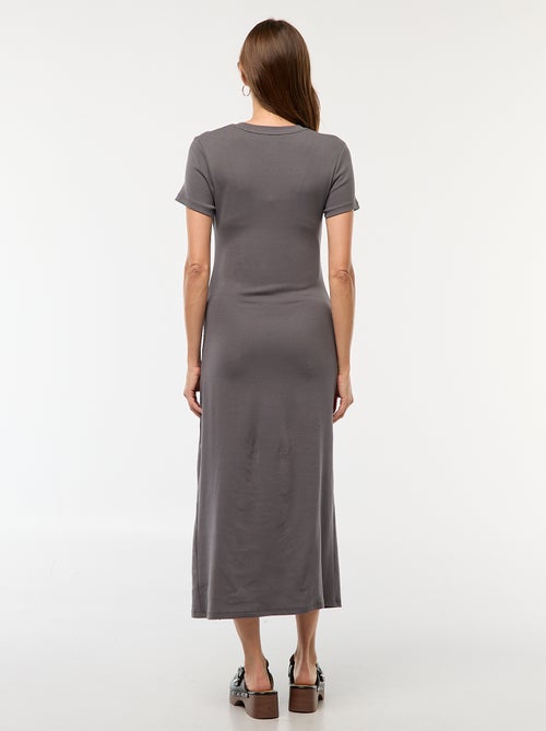 Vestido de maternidade comprido justo - Kiabi