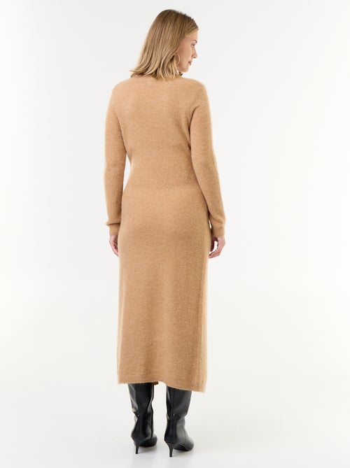 Vestido de maternidade em mistura de lã - Kiabi Vestido de maternidade em mistura de lã - Kiabi