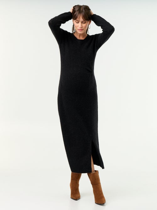 Vestido de maternidade em mistura de lã - Kiabi