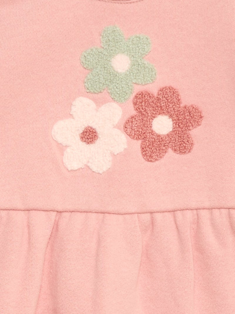 Vestido de moletom animado Rosa - Kiabi