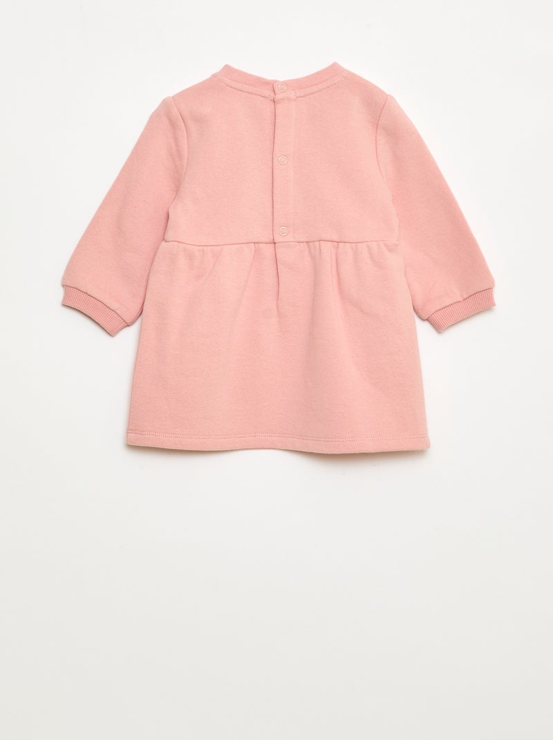 Vestido de moletom animado Rosa - Kiabi