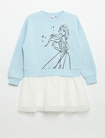 Vestido de moletom e tule 'Minnie' 'Disney'