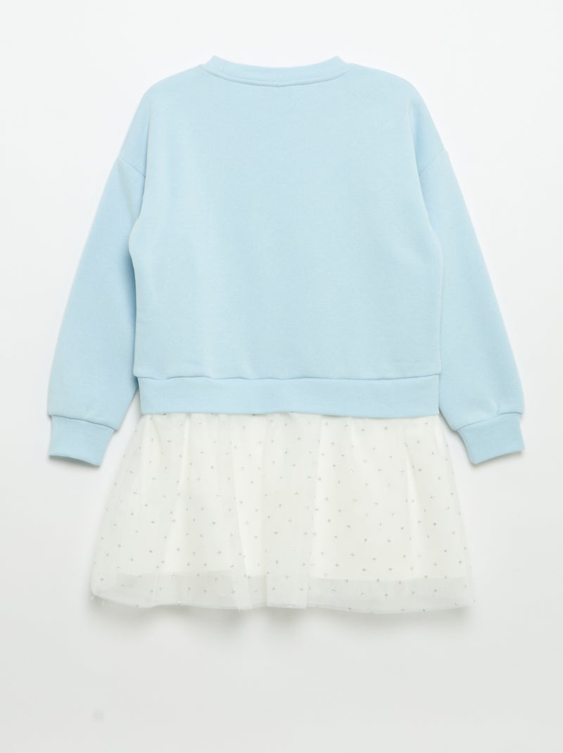 Vestido de moletom e tule 'Minnie' 'Disney' Azul - Kiabi